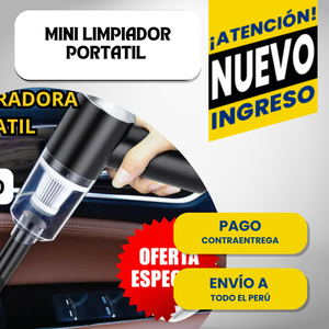 MINI LIMPIADOR  Y ASPIRADORA PORTATIL RECARGABLE