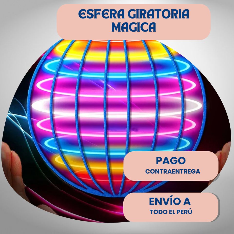 ESFERA GIRATORIA MAGICA Y ENCANTADORA 3D